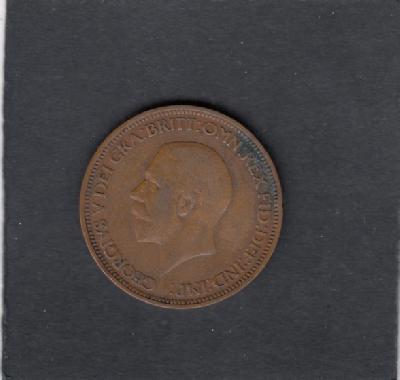 Beschrijving: 1/2 Penny GEORGIUS V  